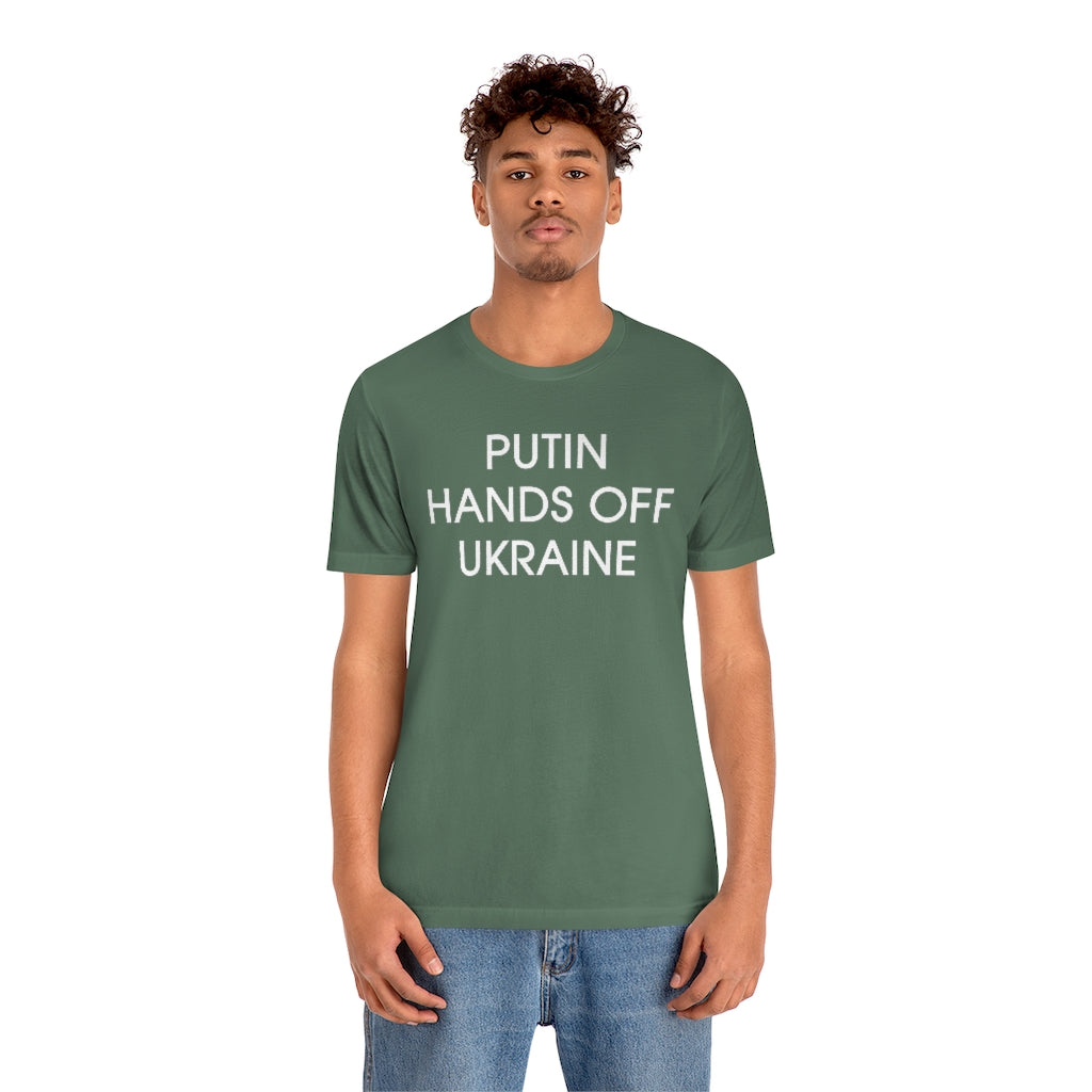 Putin Hands Off Ukraine tshirt. Anti Putin shirt. Ukrainian t-shirt.