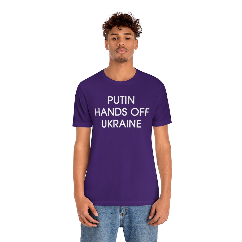 Putin Hands Off Ukraine tshirt. Anti Putin shirt. Ukrainian t-shirt.