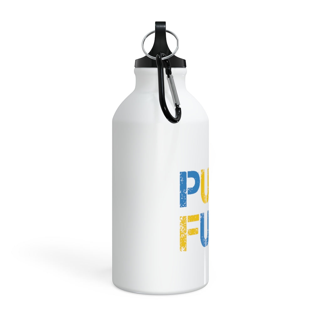 Puck Futin Sports bottle. F**k Putin Sport Bottle. Support Ukraine water bottle.