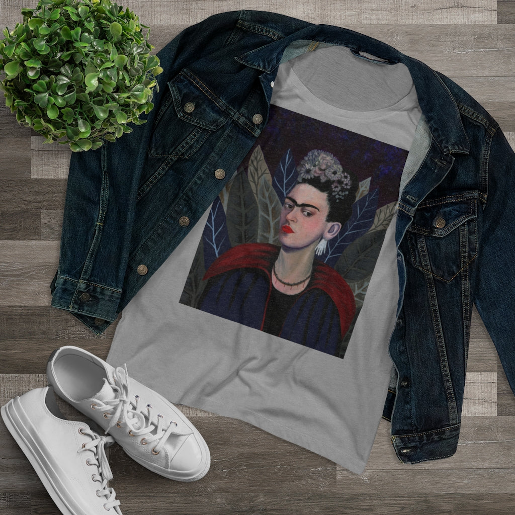 Frida Kahlo Goth Vampire Halloween Organic Women's Lover T-shirt