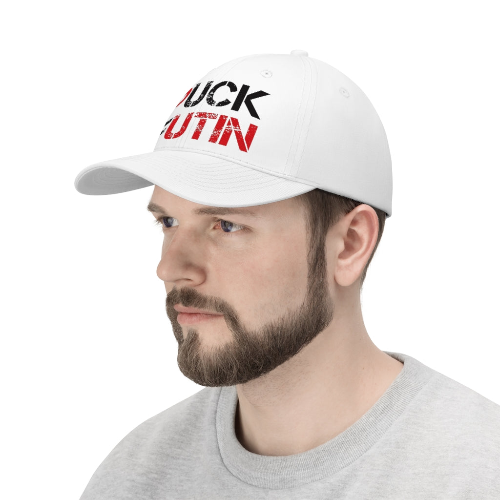 Puck Futin (F**k Putin) hat. Support Ukraine Unisex Twill Hat