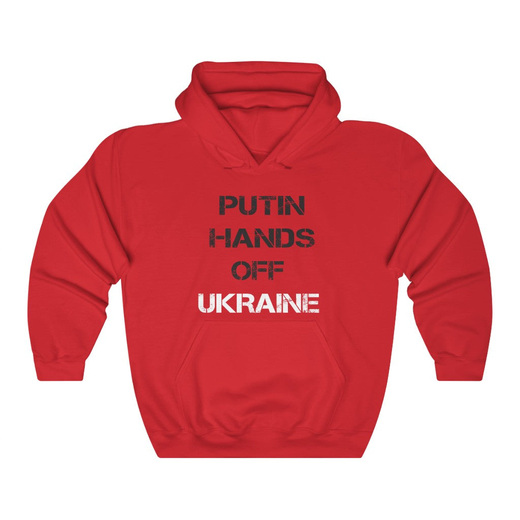 Putin Hands Off Ukraine hoodie. Support Ukraine Hoodie for men and women.