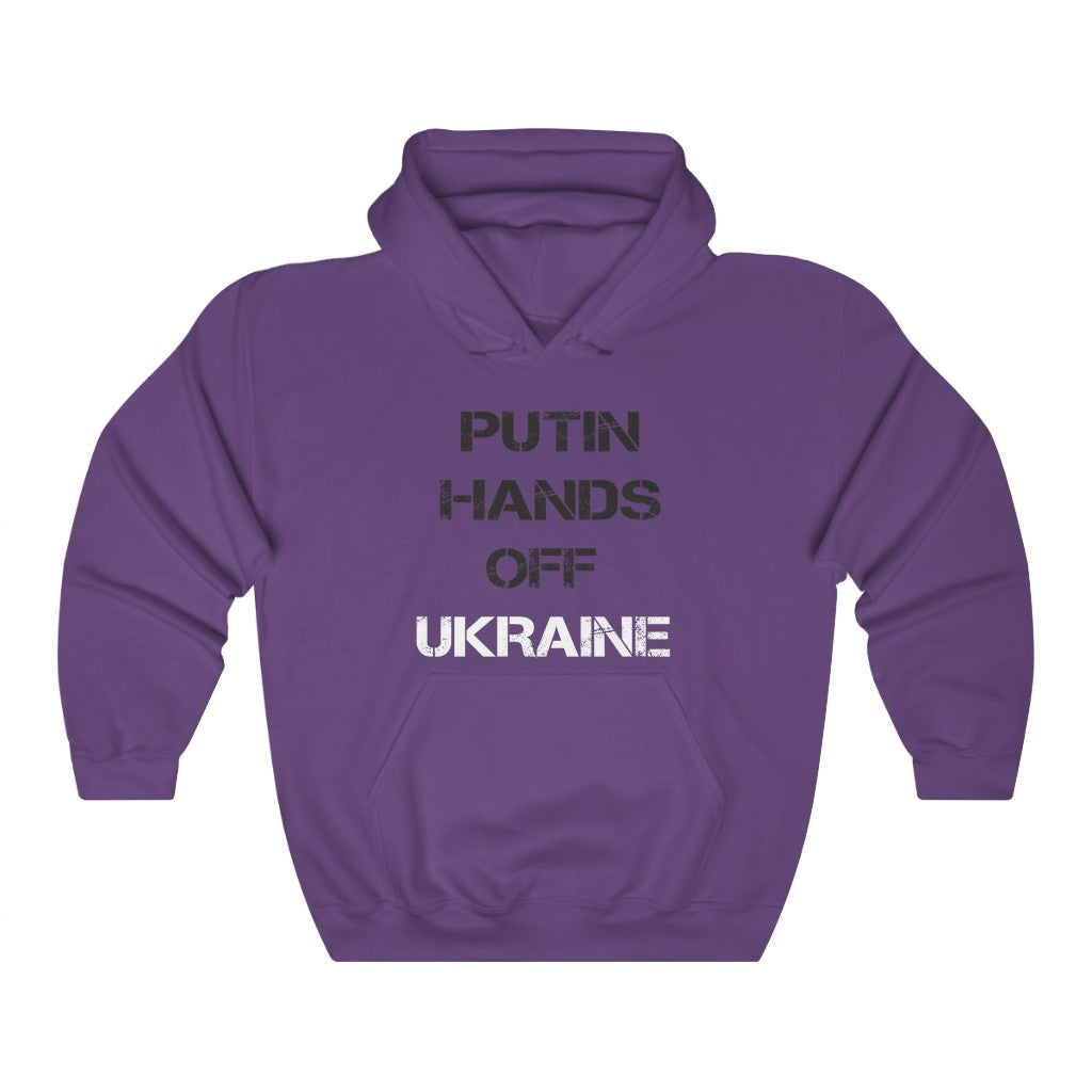 Putin Hands Off Ukraine hoodie. Support Ukraine Hoodie for men and women.