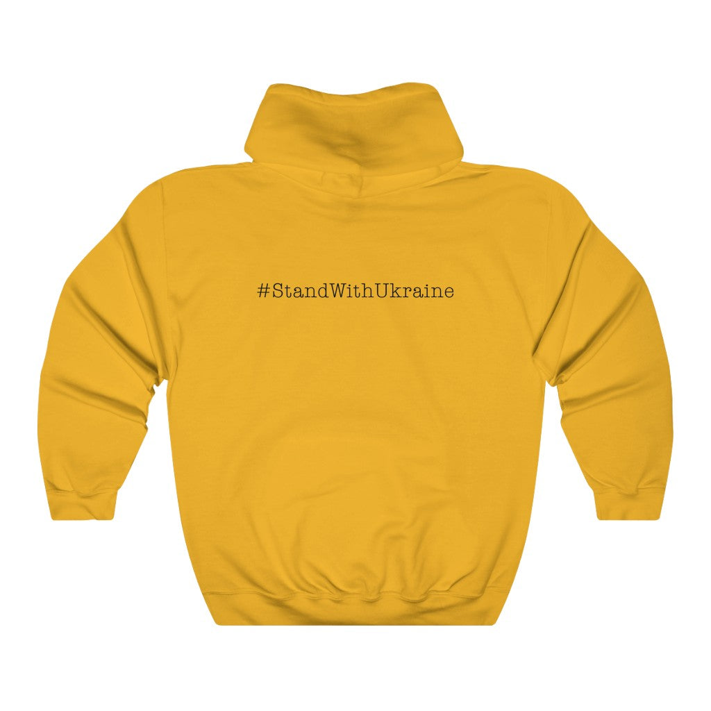 Puck Futin Unisex Double-Sided Hoodie. Anti Putin Pro Ukraine Hooded Sweatshirt. Stand with Ukraine hoodie. Fuck Putin hoodie.