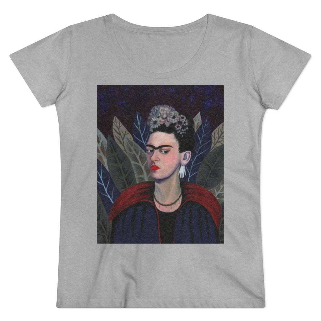 Frida Kahlo Goth Vampire Halloween Organic Women's Lover T-shirt