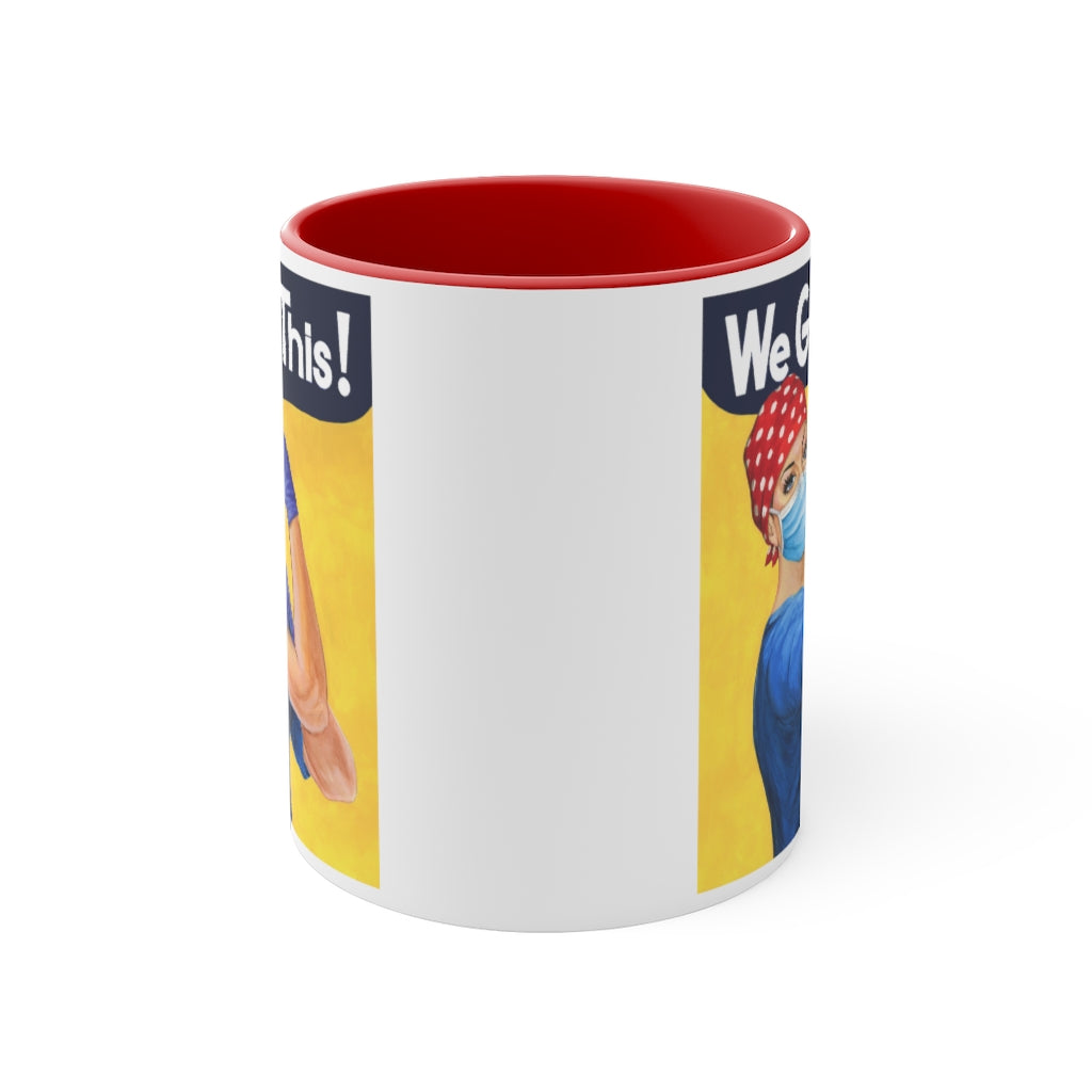 Rosie the Riveter Nurse coffee mug. Christmas gift for RNA, Healthcare worker