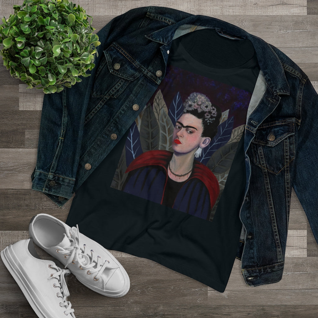 Frida Kahlo Goth Vampire Halloween Organic Women's Lover T-shirt