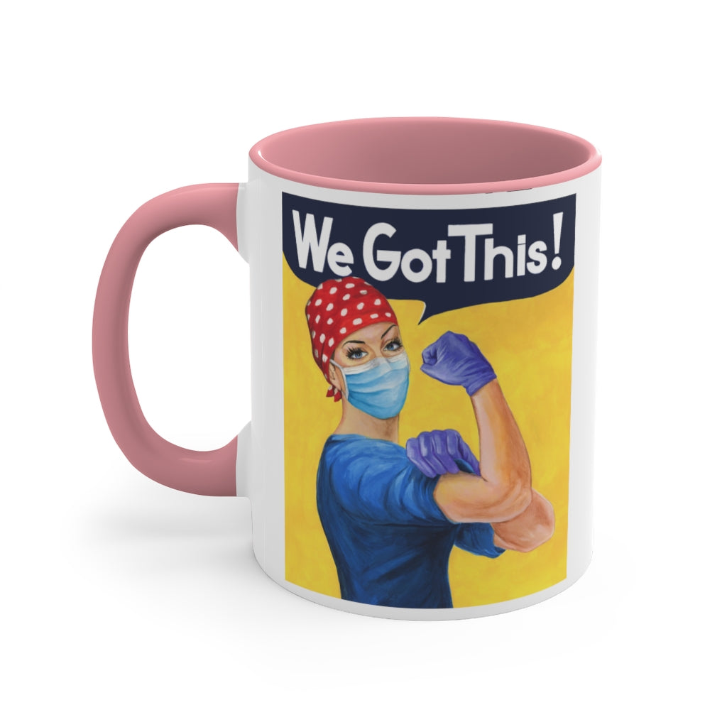 Rosie the Riveter Nurse coffee mug. Christmas gift for RNA, Healthcare worker