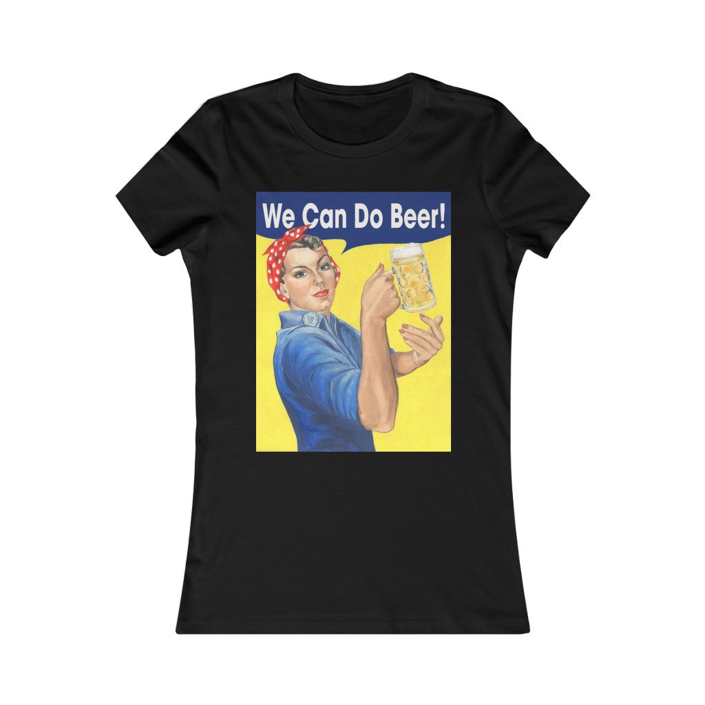 Rosie the Riveter Beer drinker funny Women's t-shirt