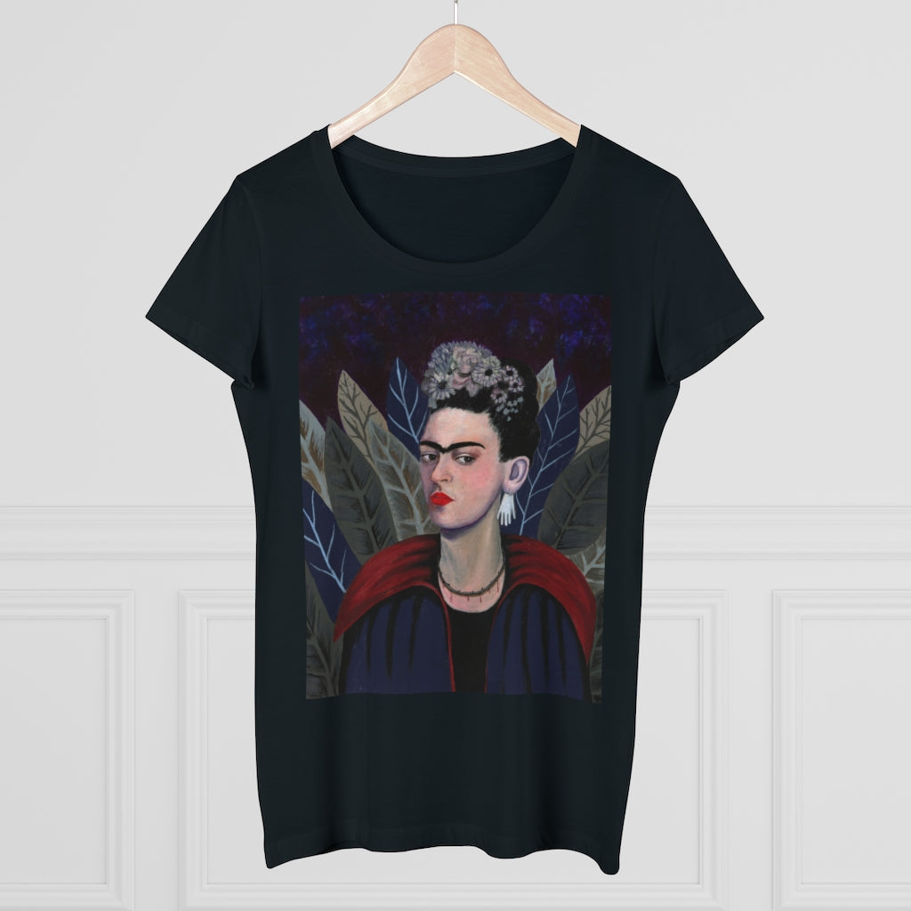 Frida Kahlo Goth Vampire Halloween Organic Women's Lover T-shirt