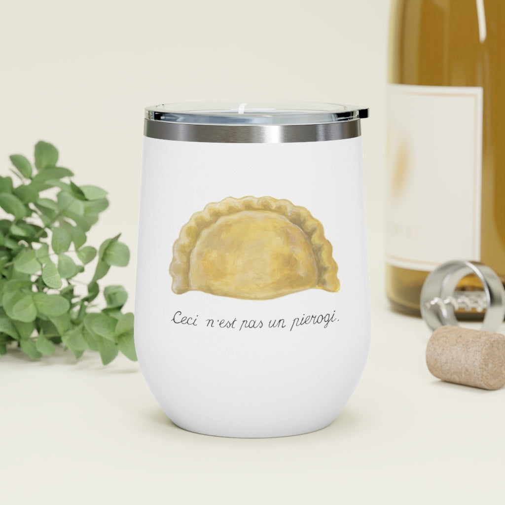 Funny Polish Ukrainian gift: 12oz Insulated Wine Tumbler