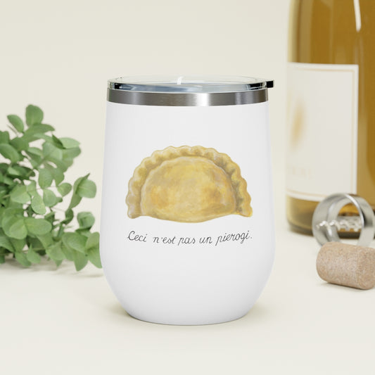 Funny Polish Ukrainian gift: 12oz Insulated Wine Tumbler