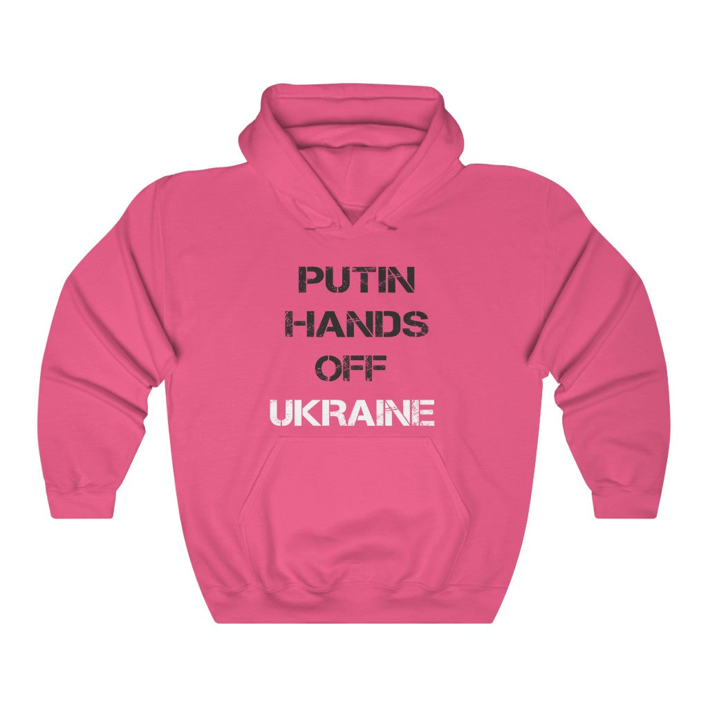 Putin Hands Off Ukraine hoodie. Support Ukraine Hoodie for men and women.