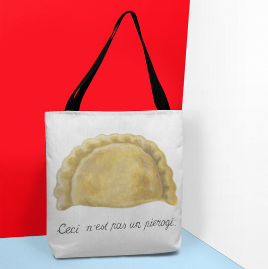 Polish pierogi Tote Bag. Funny gift for Polish or Ukrainian woman, wife, girlfriend